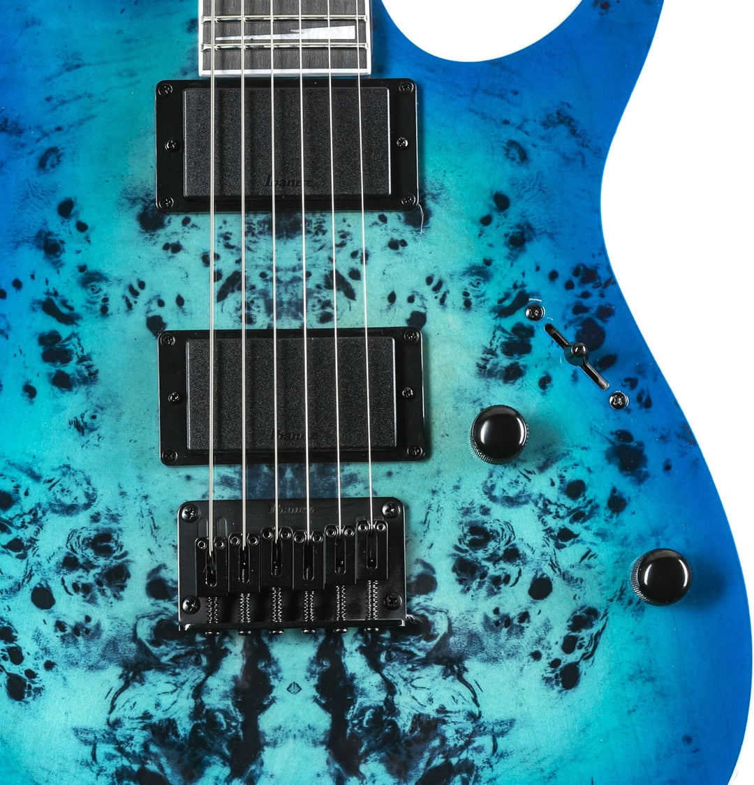 Ibanez GRGR221PA-AQB GIO Series Electric Guitar - Aqua Burst Single, Single