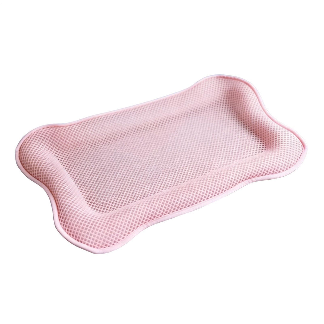 Kühlende Hundematte 42x58cm Tragbar Knochenform Waschbar | Katzen Sommer Kühlmatte für drinnen, drau