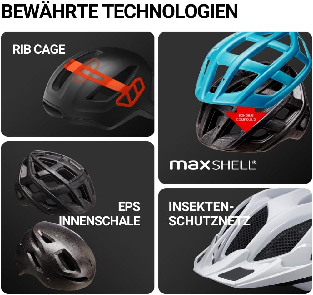 KED Kinder Meggy Trend Fahrradhelm, Cosmos UFO, 44-49cm (XS)