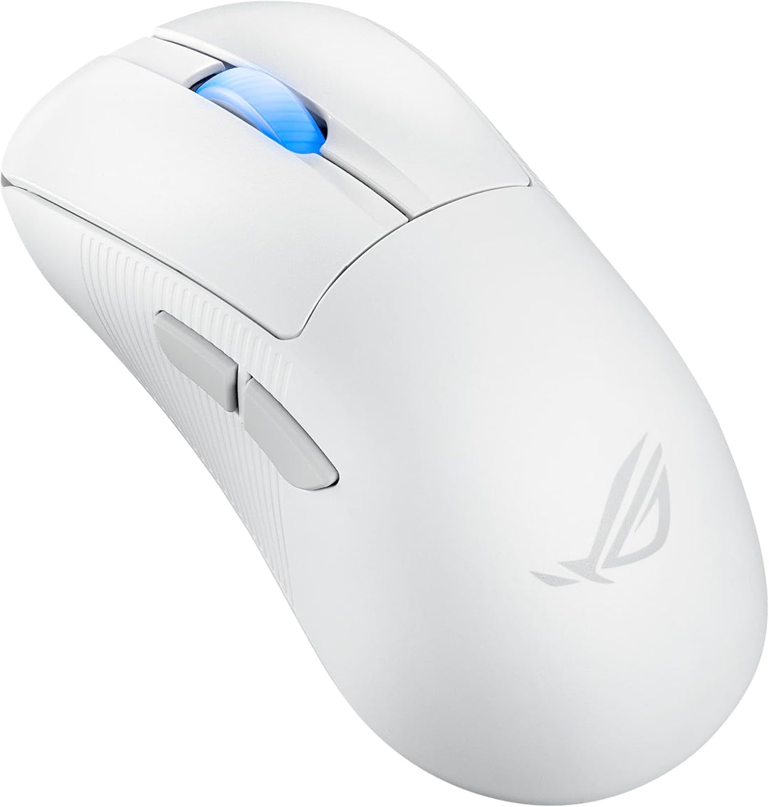 ASUS ROG Keris II Ace Wireless AimPoint White Gaming Maus | Weiss | ergonomisch, optischer Sensor RO