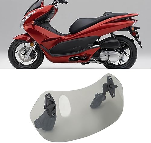 EVGATSAUTO Motorrad Windschutzscheibenverlängerung Windschutzscheibenverlängerer Einstellbarer Unive