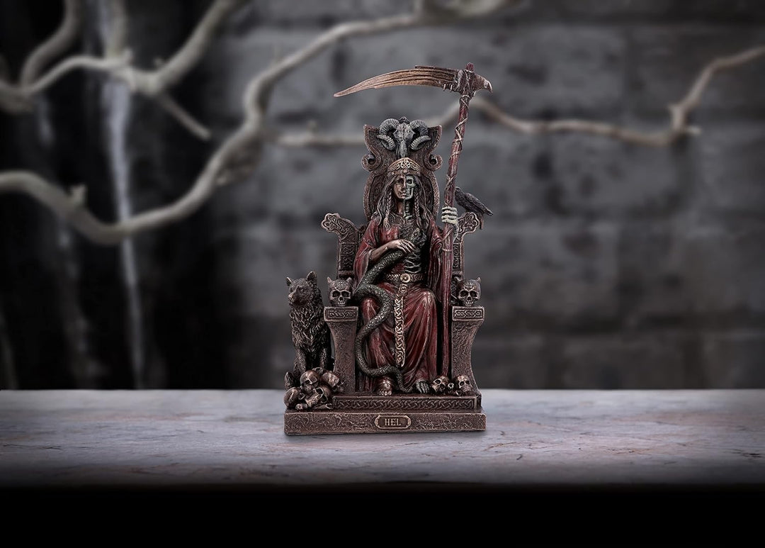 Nemesis Now Hel The Two Faced Terror Bronze Figur, 23 cm