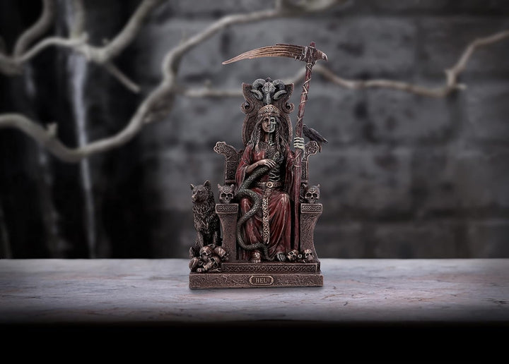 Nemesis Now Hel The Two Faced Terror Bronze Figur, 23 cm