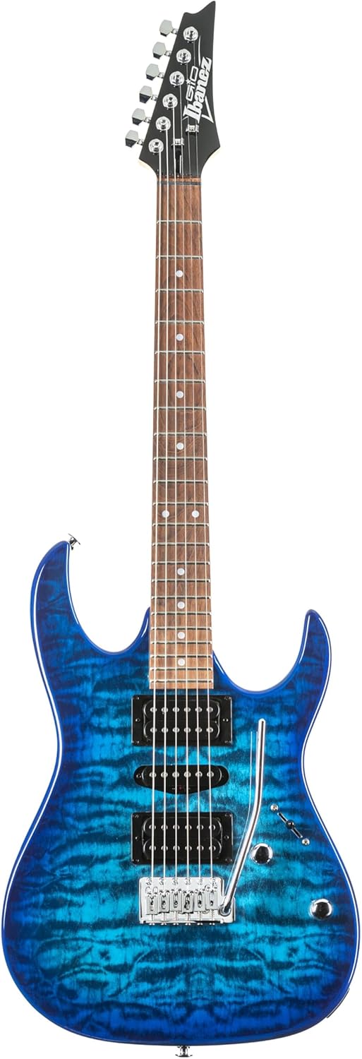 Ibanez GIO RG Series GRX70QA-TBB - Electric Guitar - Transparent Blue Burst