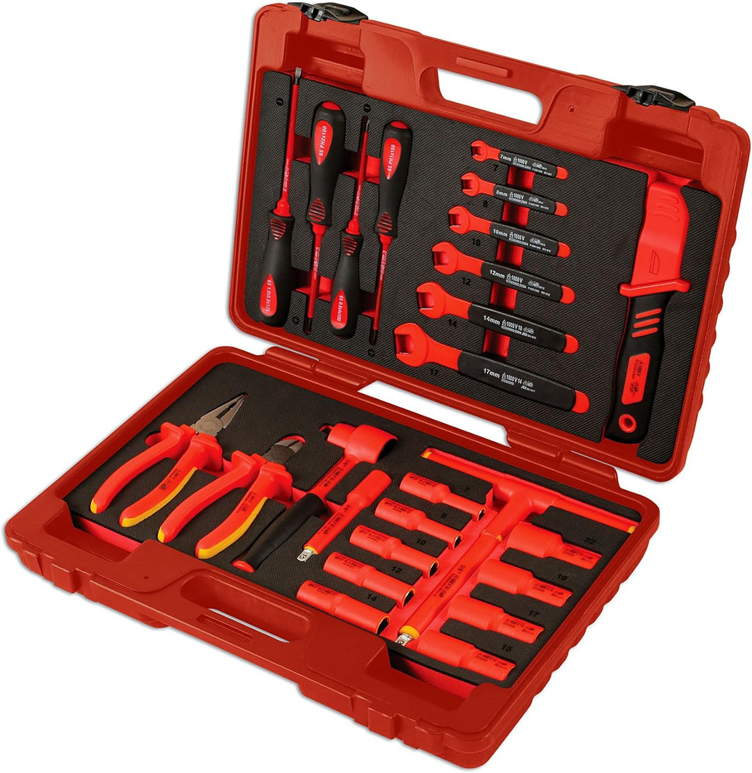 Laser 6150.0 Isoliertes Werkzeugsatz, 3/8 Zoll Antrieb, 25-Teilig
