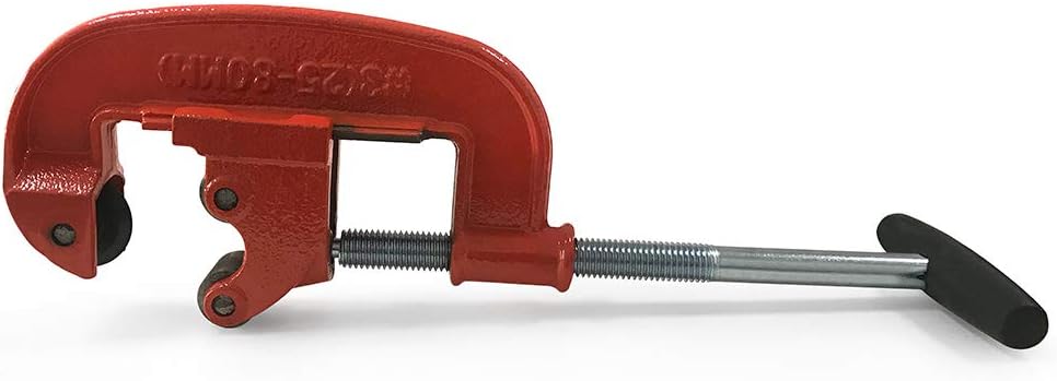 QWORK Robuster Rohrschneider, 1-inch (25 mm) bis 3-inch (80 mm) Leitungsschneider für Schneiden von