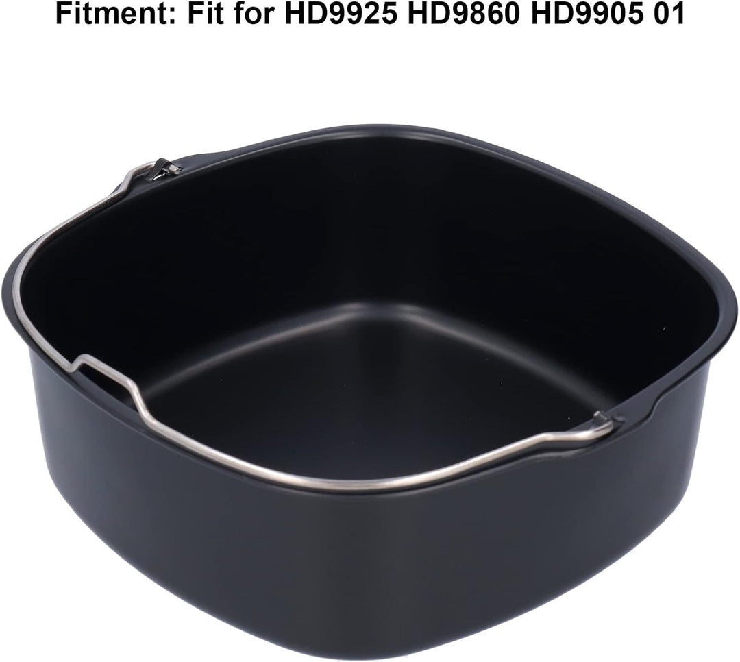 Fritteusen-Zubehör, quadratisch, hitzebeständig, zum Backen für HD9925 HD9860 HD9905 01, für Restaur