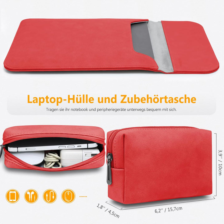 HYZUO 13 Zoll Laptop Hülle Tasche Laptophülle Compatibel mit 2018-2021 MacBook Air 13 M1/2016-2021 M