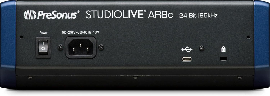PreSonus StudioLive AR8c, 8-Kanal, Hybrid Digital/Analog Performance Mischpult/USB-C-kompatibles Aud