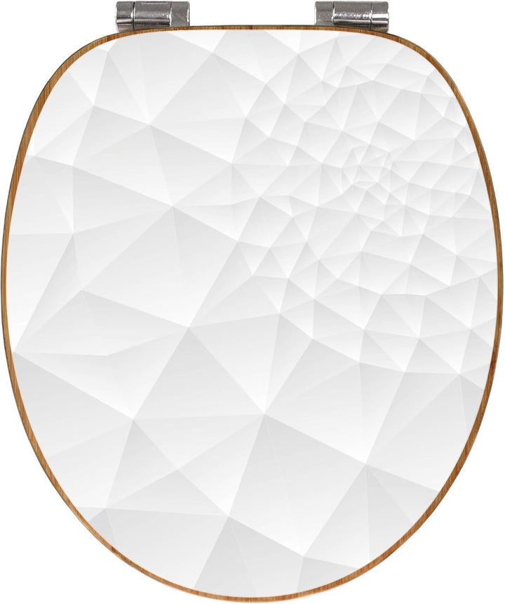 banjado Design WC Sitz Bambus Absenkautomatik 45,8x37,5cm - Toilettendeckel mit Absenkautomatik Holz