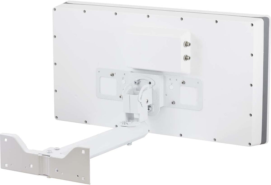 Telestar Digiflat 2 Twin Sat Flachantenne für 2 Teilnehmer (LNB: 0,2dB, 33,7 dBi Gewinn, Fenster-Wan