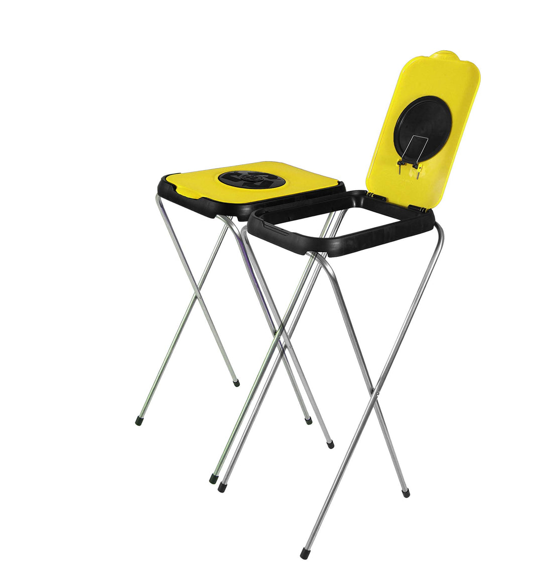 BigDean 2X Müllsackständer SwingFix GELB 120L Blauer Gelber Sack Einer Mülleimer Müllbeutelständer M