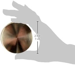 STAUB Knauf, rund, 4 cm, Messing, für Cocottes/Bräter mit Durchmesser 18-41 cm, Gold Messing 4 cm, M