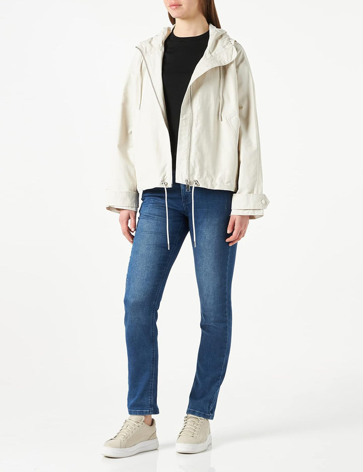 s.Oliver Damen 120.12.202.16.150.2110333 Jacke langarm LOOSE FIT L off-white, L off-white