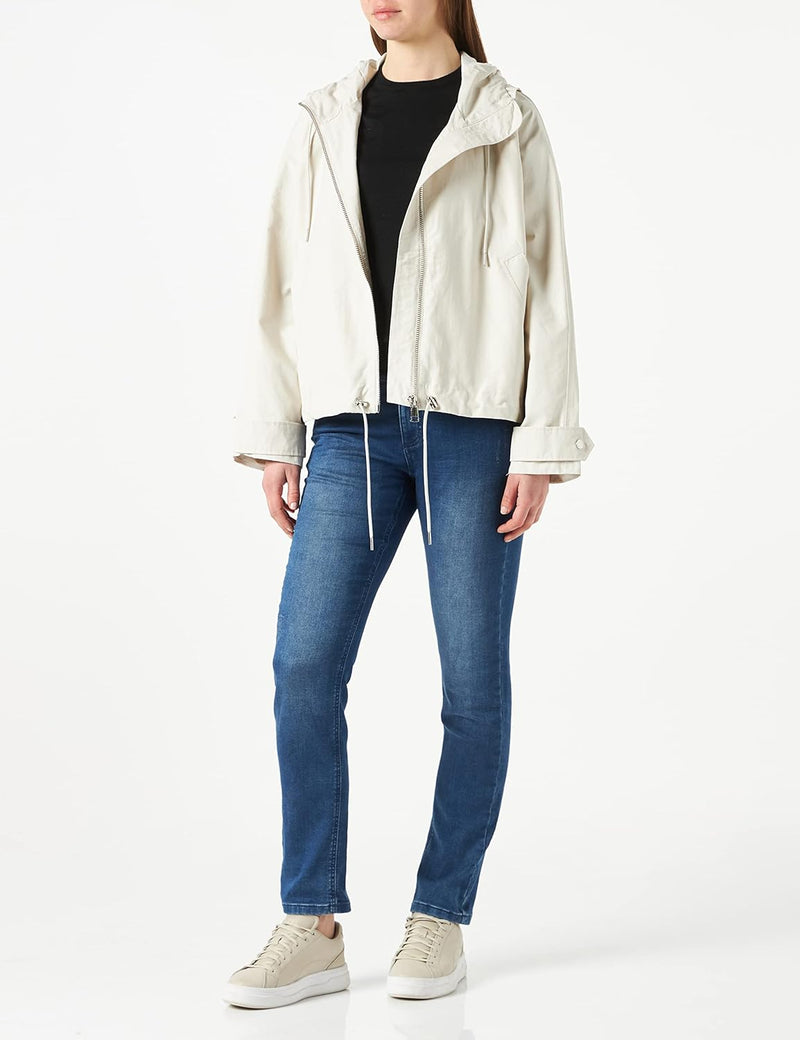 s.Oliver Damen 120.12.202.16.150.2110333 Jacke langarm LOOSE FIT S off-white, S off-white