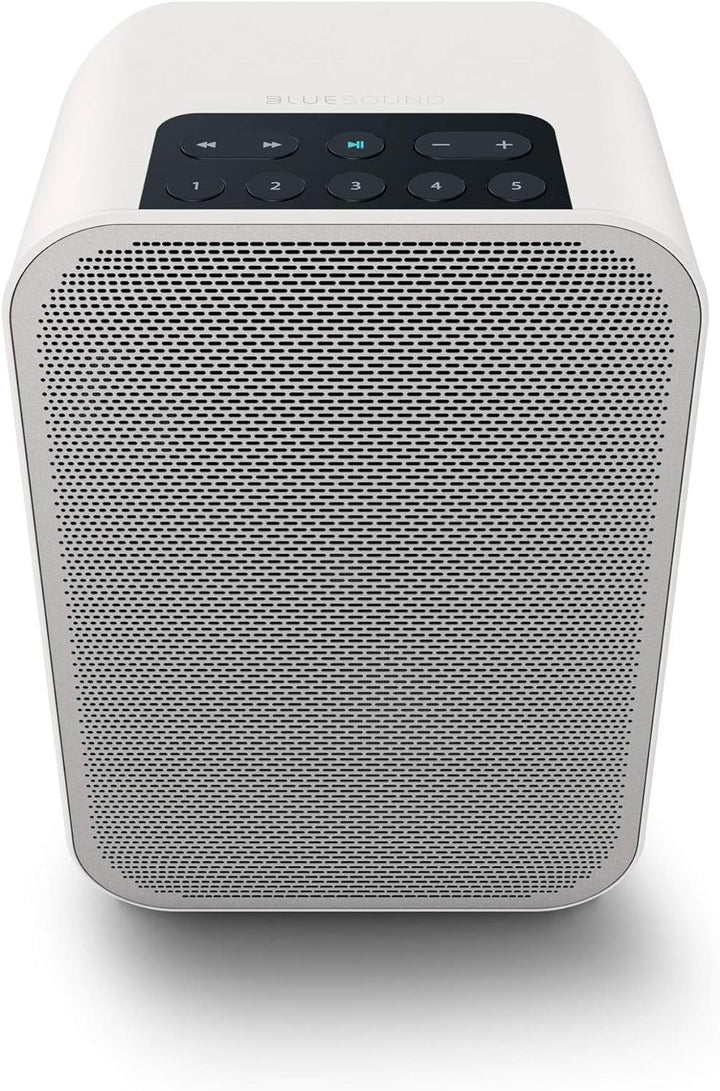 Bluesound Pulse Flex 2i tragbarer kabelloser Streaming-Lautsprecher - Weiss White, White