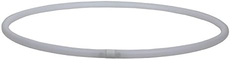 Hoopomania® Hula Hoop Rohling, HDPE-20mm, Ø60/70/80/90/100cm, farbig Weiss Ø60cm, Weiss Ø60cm
