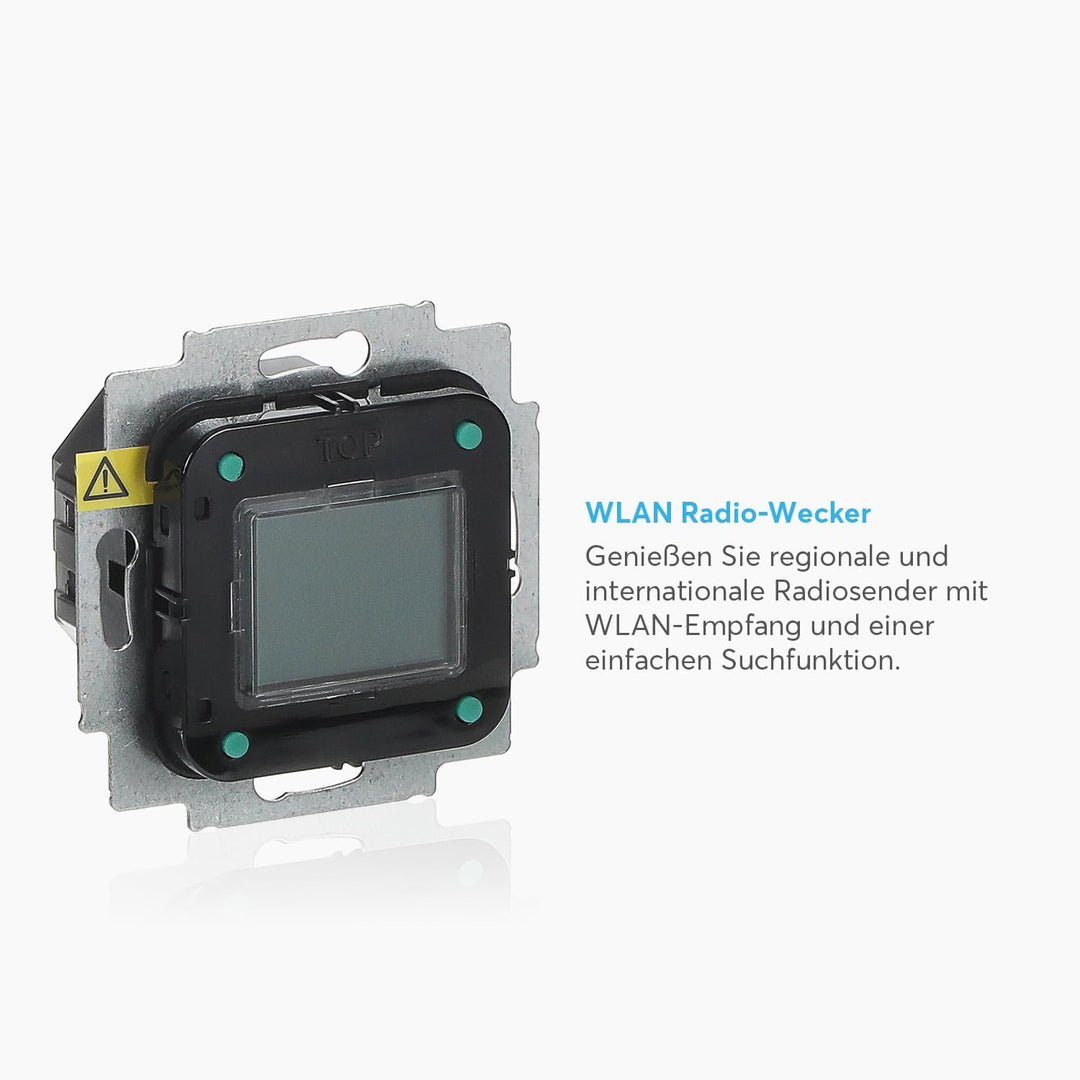 Busch-Jaeger 8216U 8216 U Wlan Radio Schwarz Single, Single