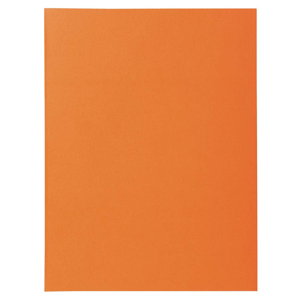 Exacompta 340007E Packung mit 100 Aktendeckel Super, 180g, ideal für Archivierung, 1 Pack, orange 18