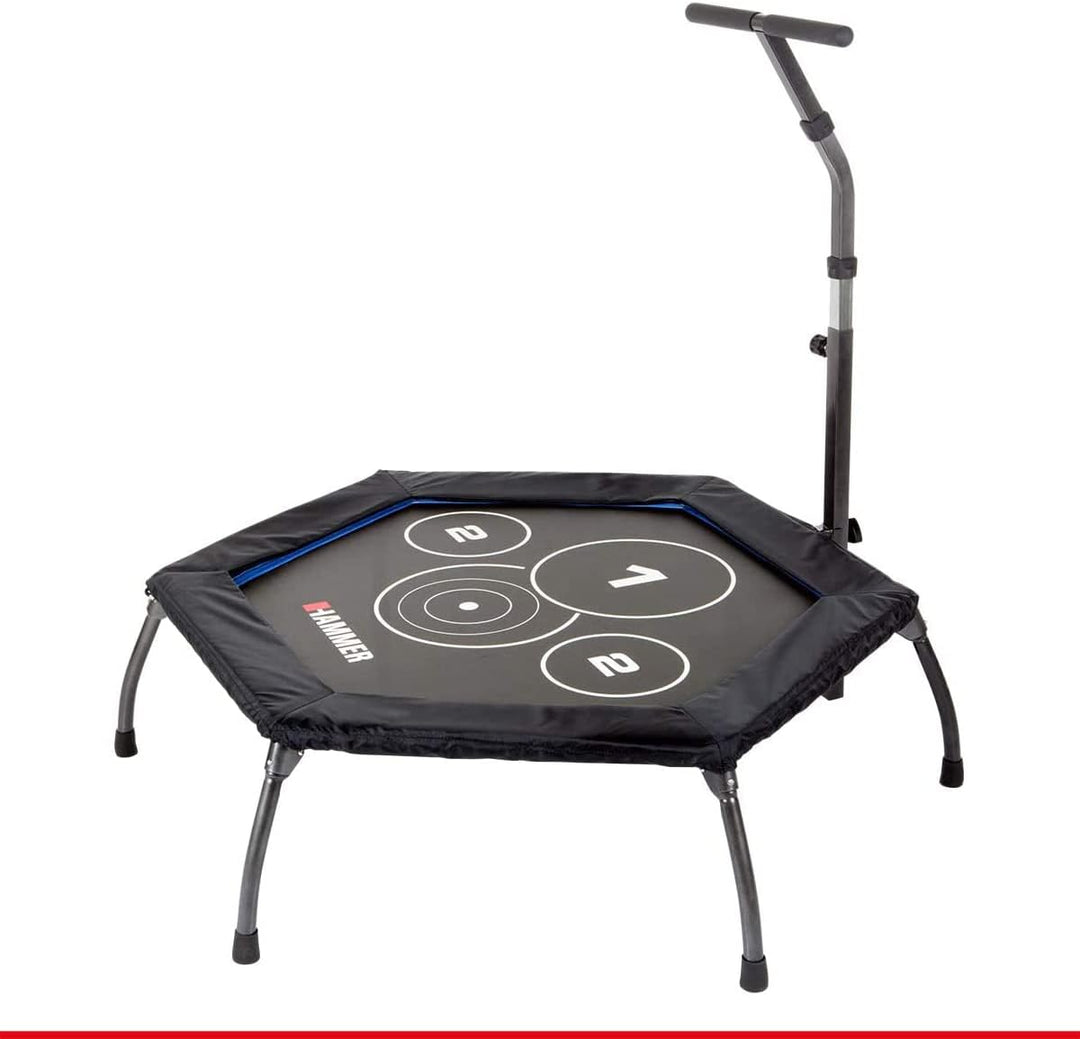 Hammer Fitness-Trampolin Cross Jump, 98 cm Sprungfläche, leistungsstark bis 130 kg