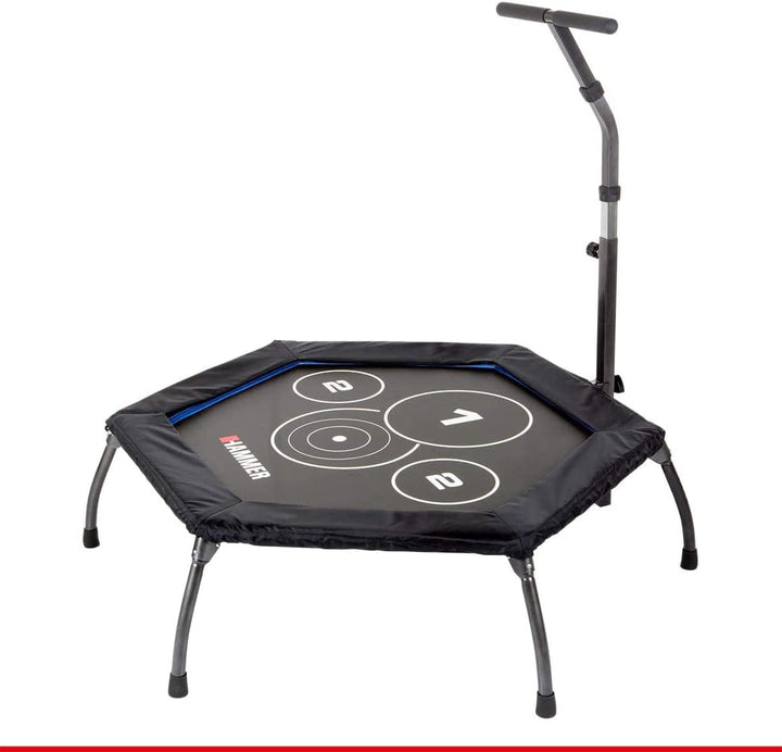 Hammer Fitness-Trampolin Cross Jump, 98 cm Sprungfläche, leistungsstark bis 130 kg