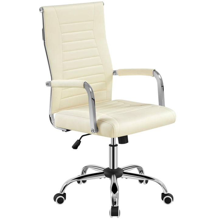 Yaheetech Bürostuhl ergonomischer Schreibtischstuhl mit Armlehnen, Chefsessel Computerstuhl hoher Rü