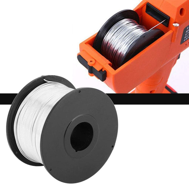 4 Stück Stahl Rebar Tie Wire, 110m x 0,8 mm Stahlbewehrungsdrahtrollen Rebar Bindedraht für Automati