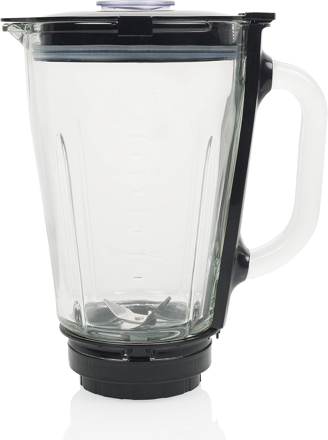 Tristar Standmixer – 1,5 Liter, 500 Watt, 4 Edelstahlklingen, 2 Geschwindigkeitsstufen, Impuls-Funkt