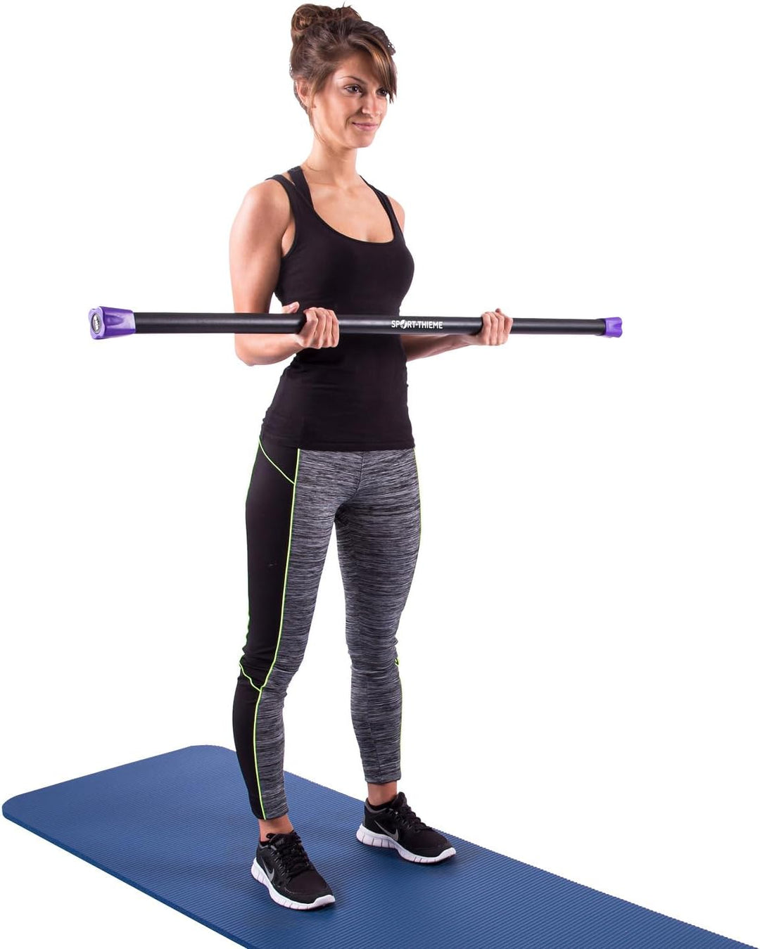 Sport-Thieme Gewichtsstange für Aerobic, Fitness, Therapie | 1-8 kg Weighted Bars, Hantelstange mit