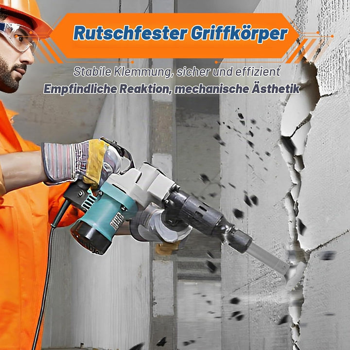 SDS Plus MeissEl, 40cr Elektrischer Blumen-Hammerbohrer StockmeissEl Mit Runder Griff 16 ZäHne Quadr