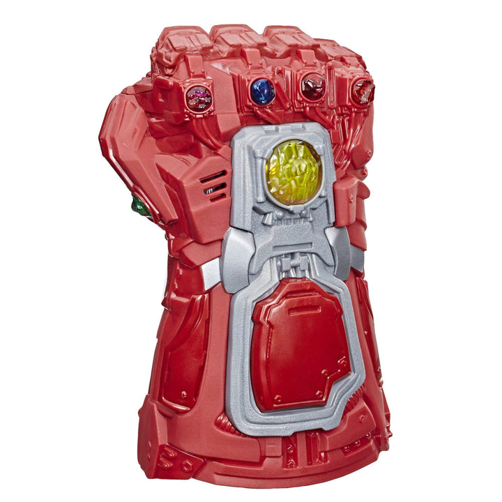 Marvel Avengers: Endgame Red Infinity Gauntlet Electronic Fist Roleplay Toy with Lights and Sounds f