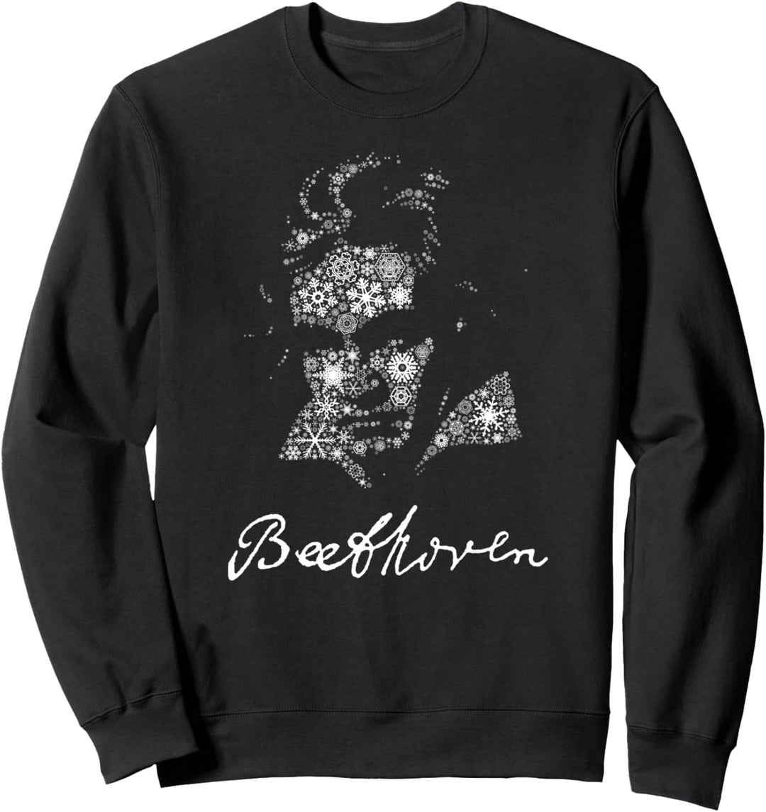 Schneeflocken-Weihnachten - klassische Musik Beethoven Sweatshirt