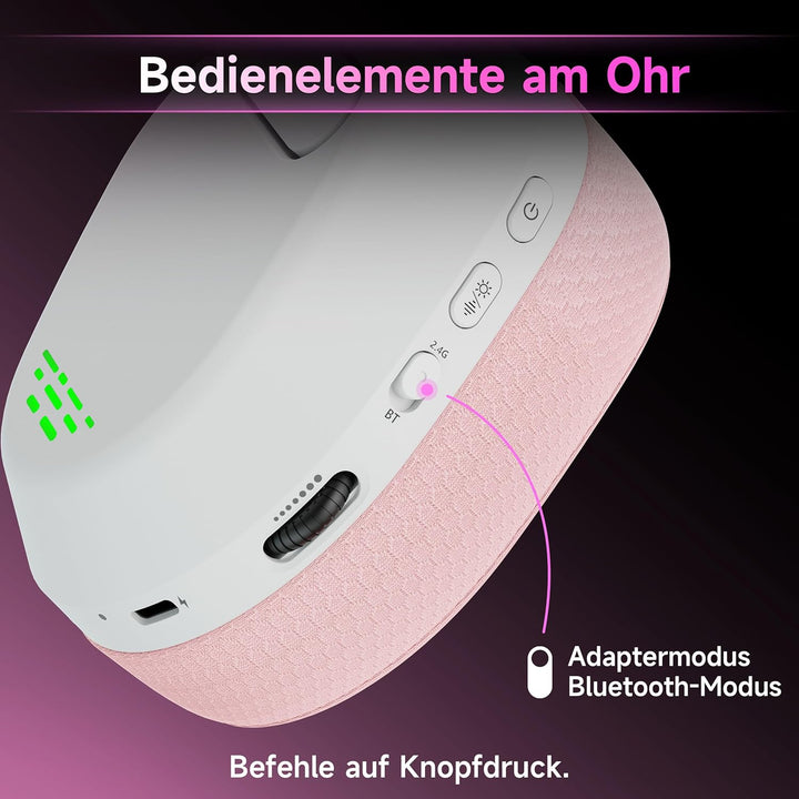 Gvyugke Xbox Headset Wireless, Gaming Headset mit Mikrofon für Xbox Series X/S, Xbox One, PS5/4, PC,