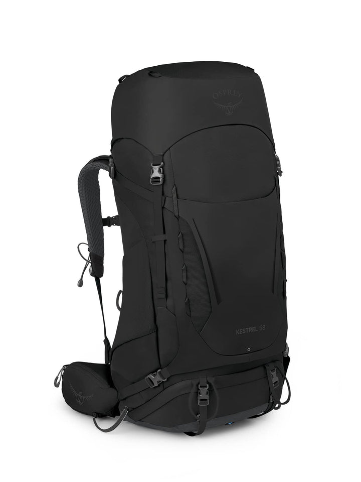 Osprey Europe Herren Kestrel 58 Backpack Schwarz S-M, Schwarz S-M