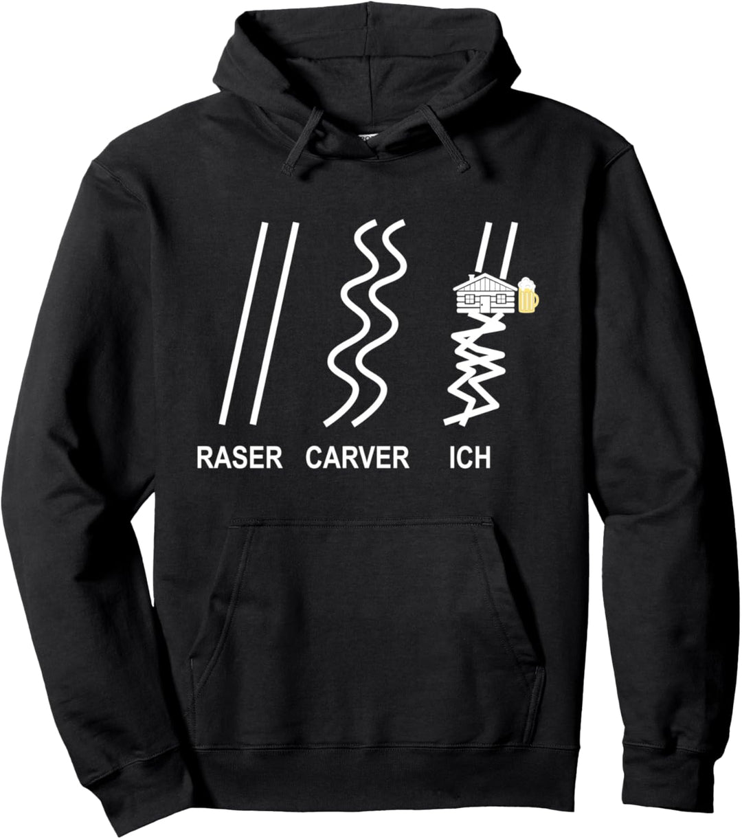 Skifahren - Raser Carver Ich - Après-Ski Pullover Hoodie
