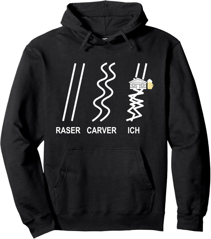 Skifahren - Raser Carver Ich - Après-Ski Pullover Hoodie