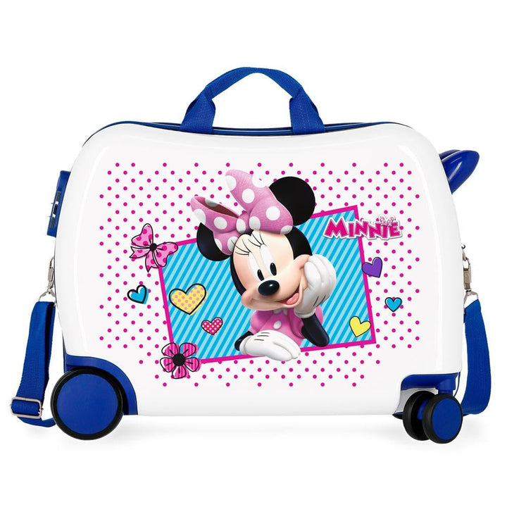 Disney Enjoy Minnie Icon Kinder-Koffer Blau 50x38x20 cms Hartschalen ABS Kombinationsschloss 34L 2,3