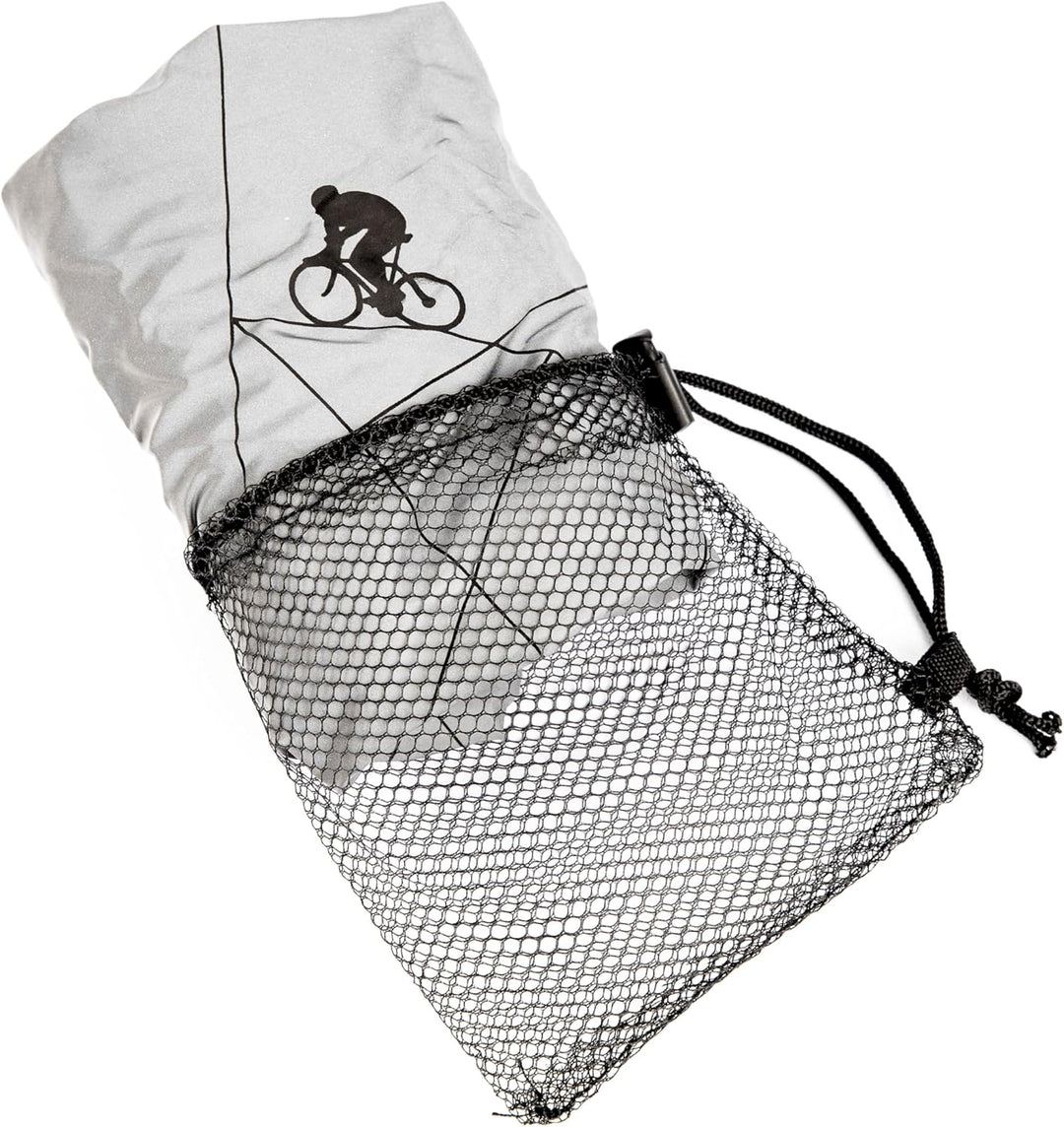 FAHRER Unisex – Erwachsene LUX-reflektierende Regenschutzhaube L, grau, L