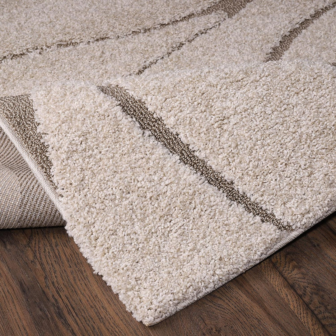 SANAT Wohnzimmer Teppich - Luxus Shaggy Nicht-schuppend Teppich, Wohnzimmer Schlafzimmer Esszimmer E