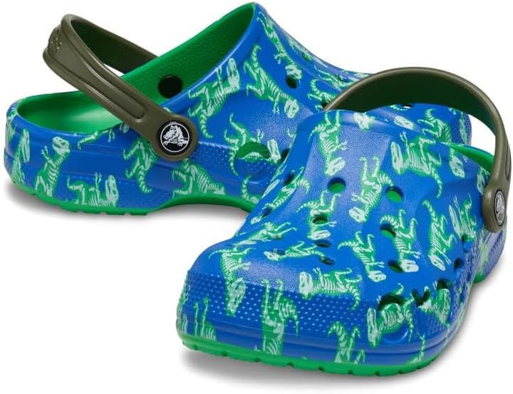 Crocs Unisex Kid's Baya Clog T 19/20 EU Blue Bolt Multi, 19/20 EU Blue Bolt Multi