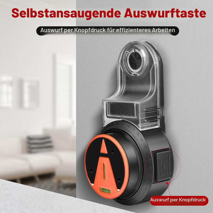 Elektrischer Bohrstaubsammler, 2-in-1-Staubsauger für Bohrstaub, Vakuum Bohrstaubsammler Staubreinig