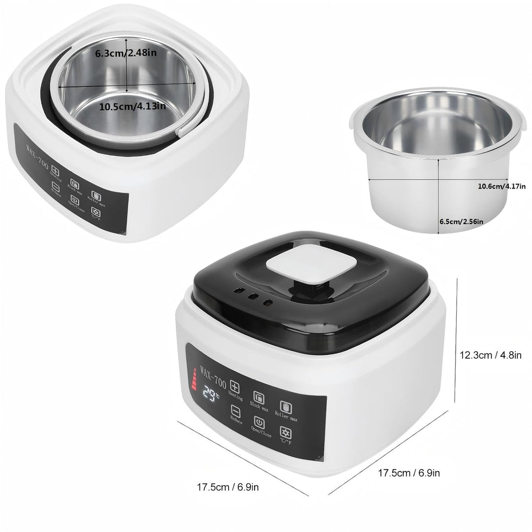 500 Ml Wachswärmer, Wachserhitzer, Automatische Temperaturregelung, Wachsschmelzmaschine, Haarentfer