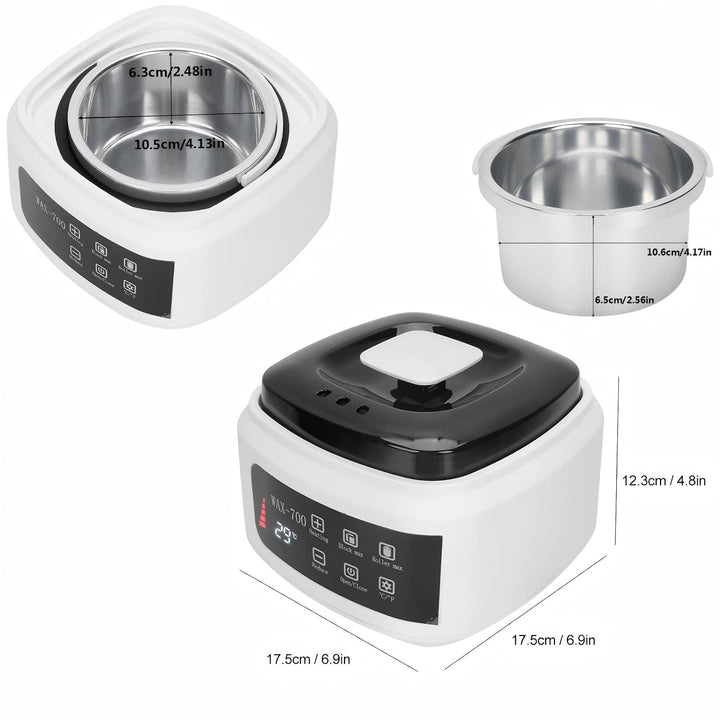 500 Ml Wachswärmer, Wachserhitzer, Automatische Temperaturregelung, Wachsschmelzmaschine, Haarentfer