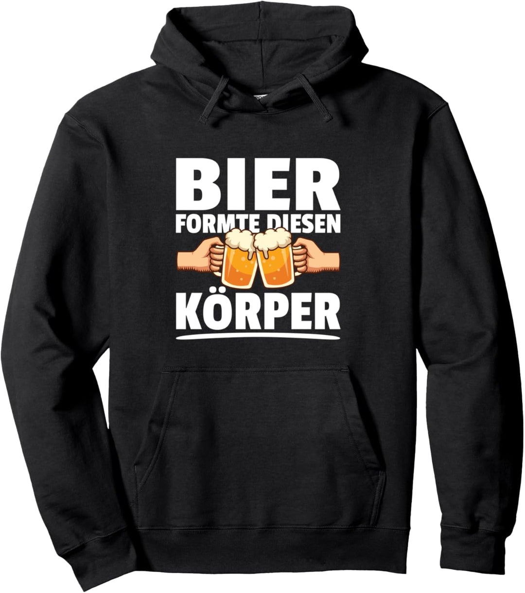 Bier formte diesen Körper Lustige Bierbauch Sprüche Pullover Hoodie