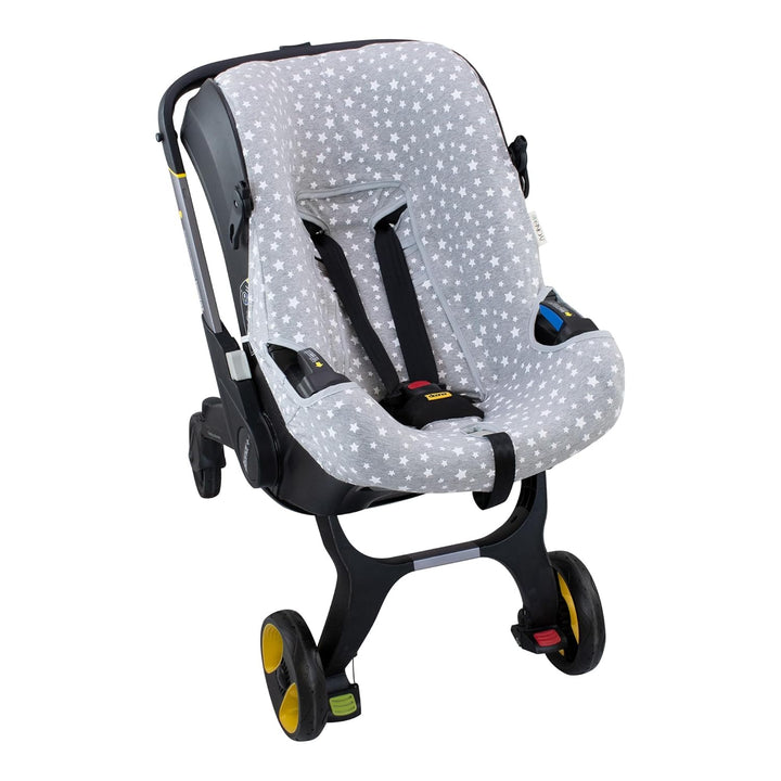 JYOKO KIDS Bezug für Autositz und Kinderwagen, kompatibel mit Doona, aus 100% Baumwolle (Sitzbezug,