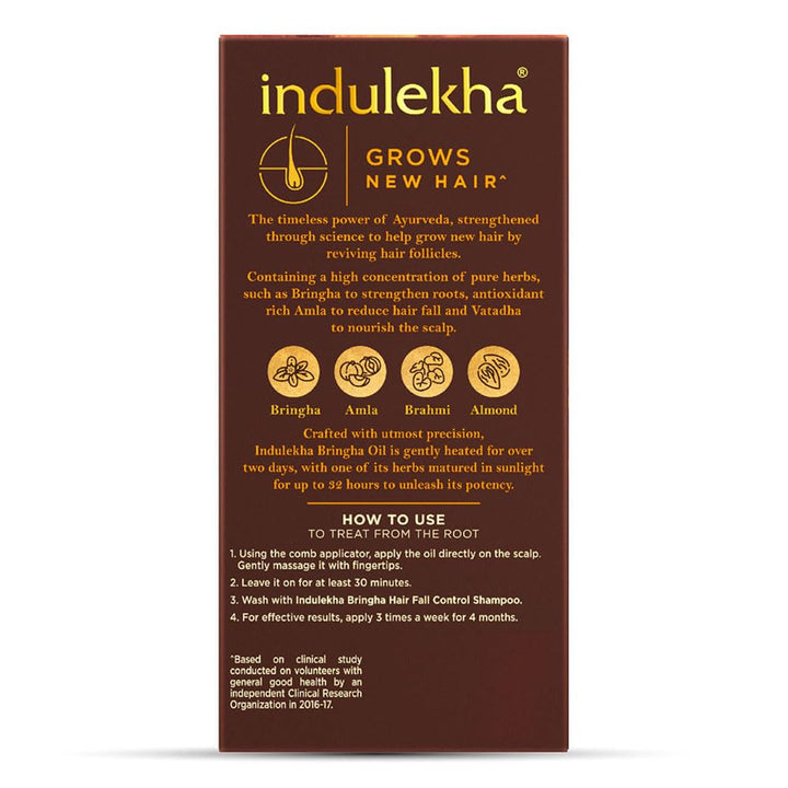 Indulekha Bhringa Haaröl, 100 ml, aus Indien, 2 Stück 200 ml (1er Pack), 200 ml (1er Pack)