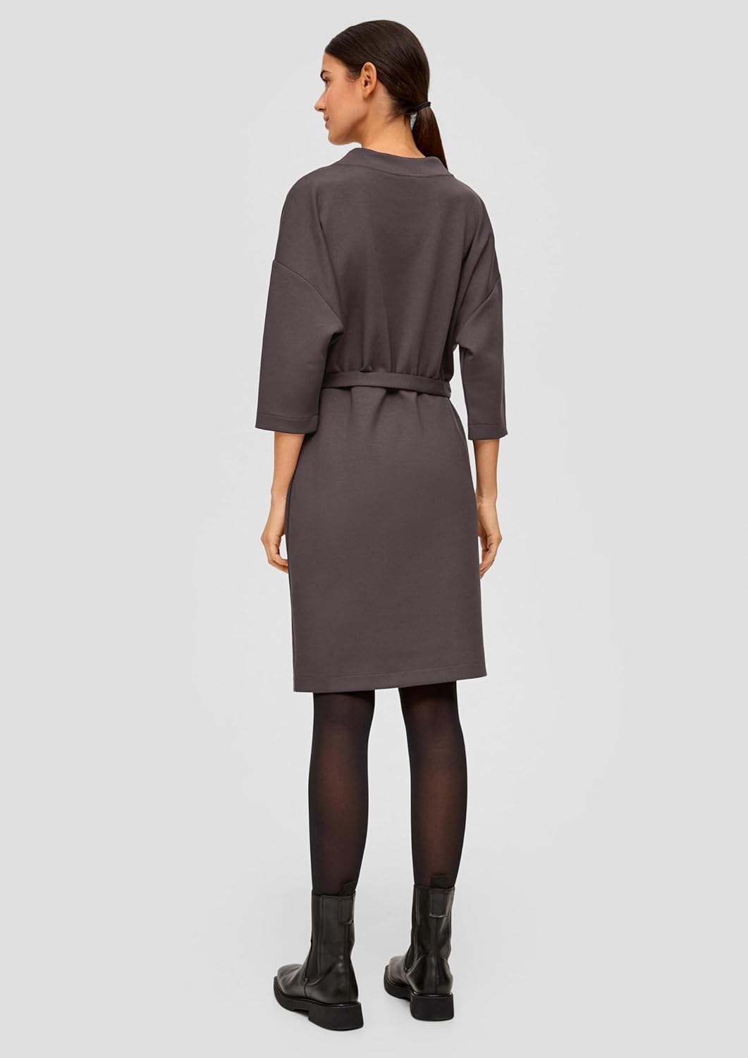 s.Oliver Black Label Women's 10.2.20.20.200.2121074 Dress, Brown, 44