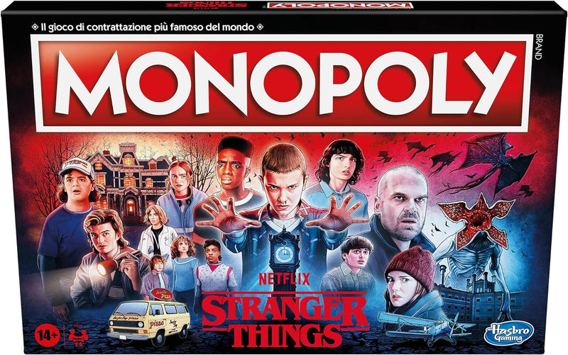 Hasbro Gaming Monopoly Stranger Things Brettspiel für Erwachsene und Jugendliche , 6 Spieler , ab 14