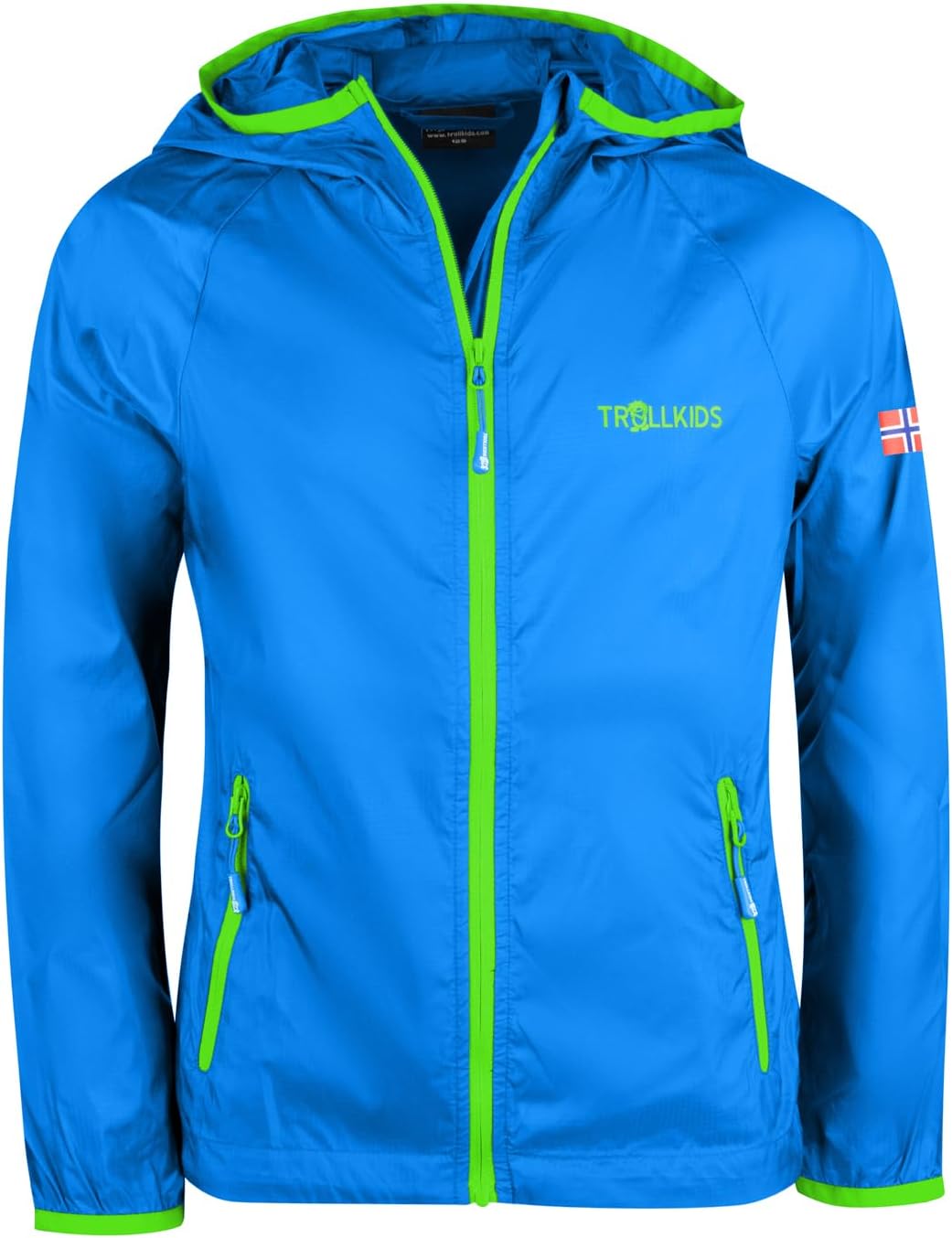 Trollkids Kids Fjell Running Jacket 98 Blau, 98 Blau
