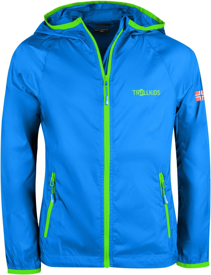 Trollkids Kids Fjell Running Jacket 98 Blau, 98 Blau